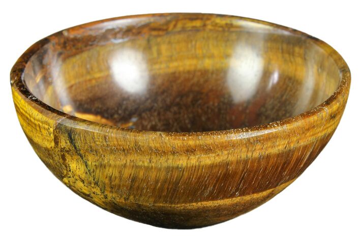 Polished Tiger's Eye Bowls - 3" Size - Photo 1